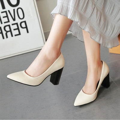 High heel ladies shoes