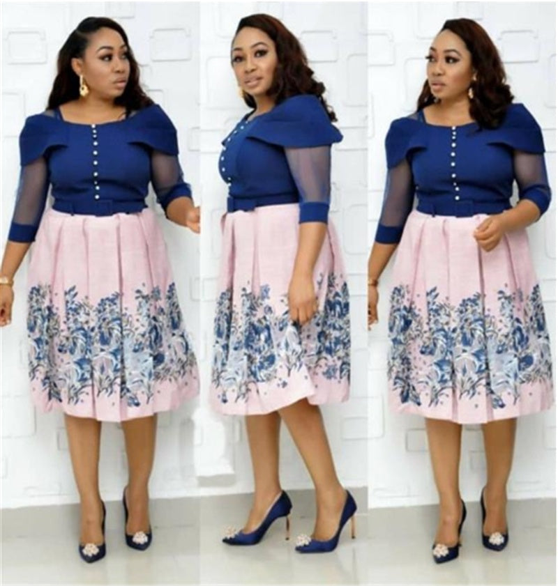 Women Fashion Dress Ladies Big Size Dresses
