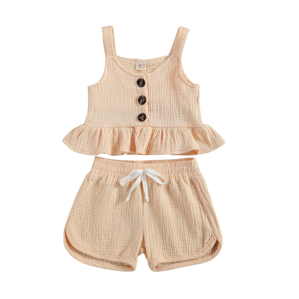 Two piece four color Sling With Double Zou Cloth