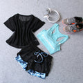 Fitness Sports Suit Women Summer Fast Dry Running Gym Yoga Clothes