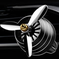 Mini LED Air Freshener Car Perfume Conditioning Alloy Auto Vent Outlet Clip Fragrance Aromatherapy Atmosphere