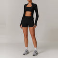 Seamless Beauty Back Yoga Clothes Running Quick-drying Tight Sports Fitness Clothes Suit Women