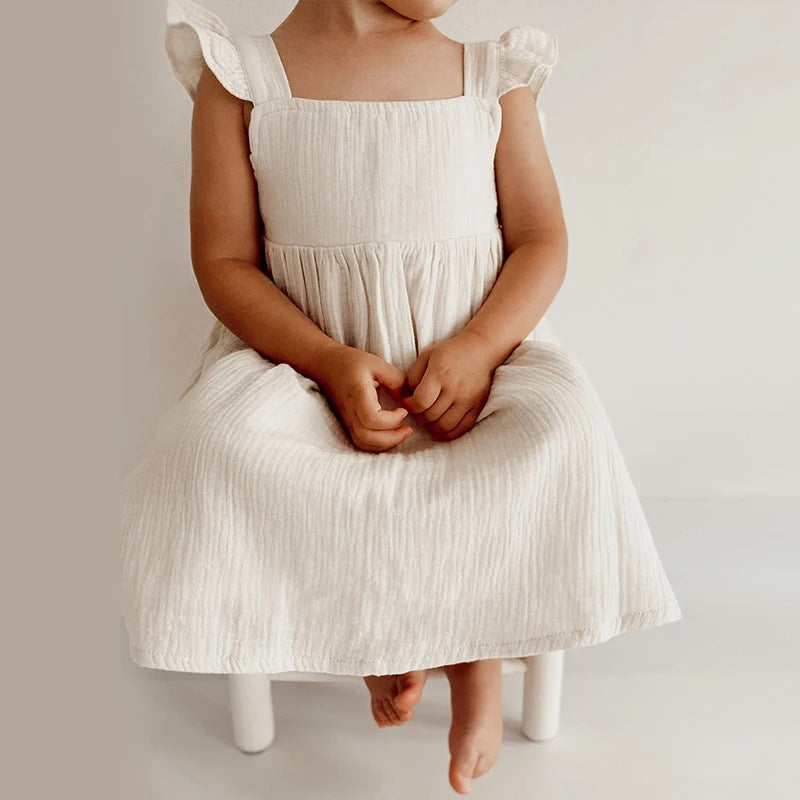 Cotton Zou Cloth Cute Loose A- Line Skirt