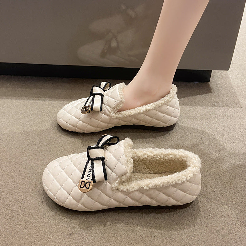 Versatile Non-slip Small Leather Shoes