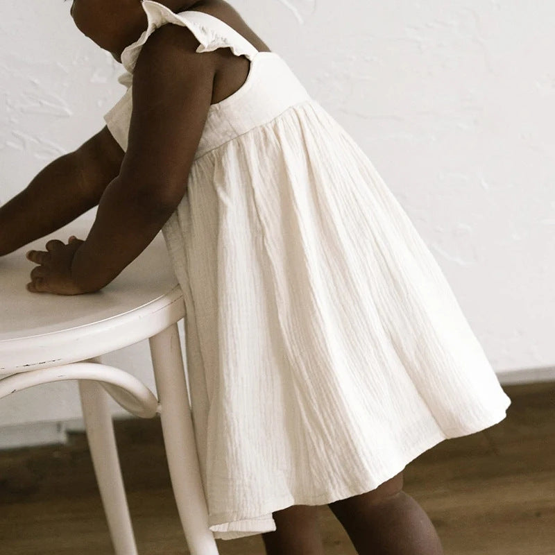 Cotton Zou Cloth Cute Loose A- Line Skirt