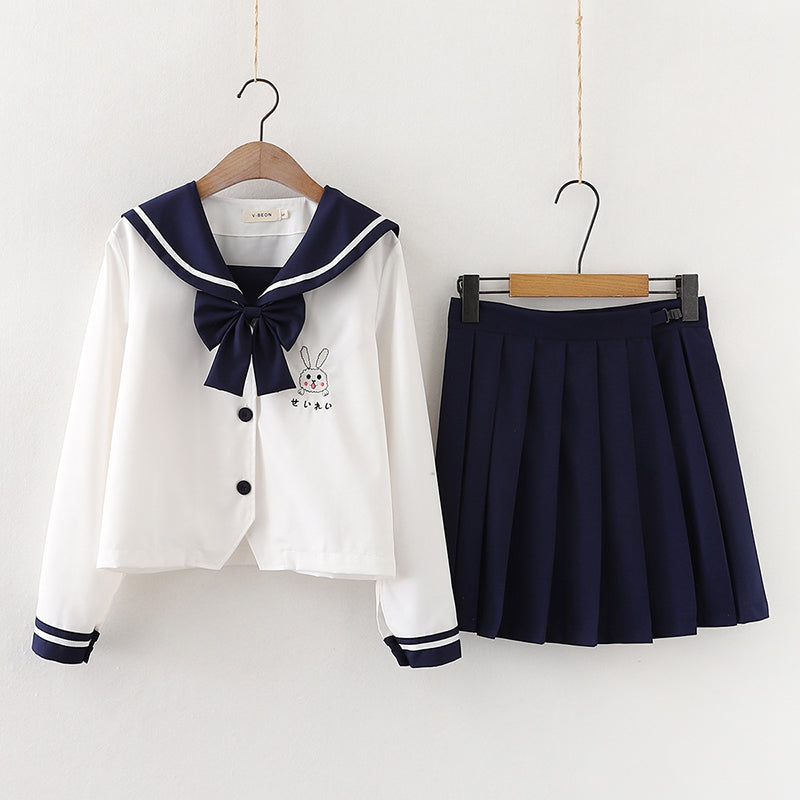 Japanese Lolita Kawaii White Shirts Women Cute Rabbit Bunny