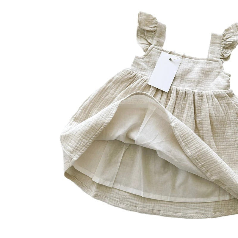 Cotton Zou Cloth Cute Loose A- Line Skirt