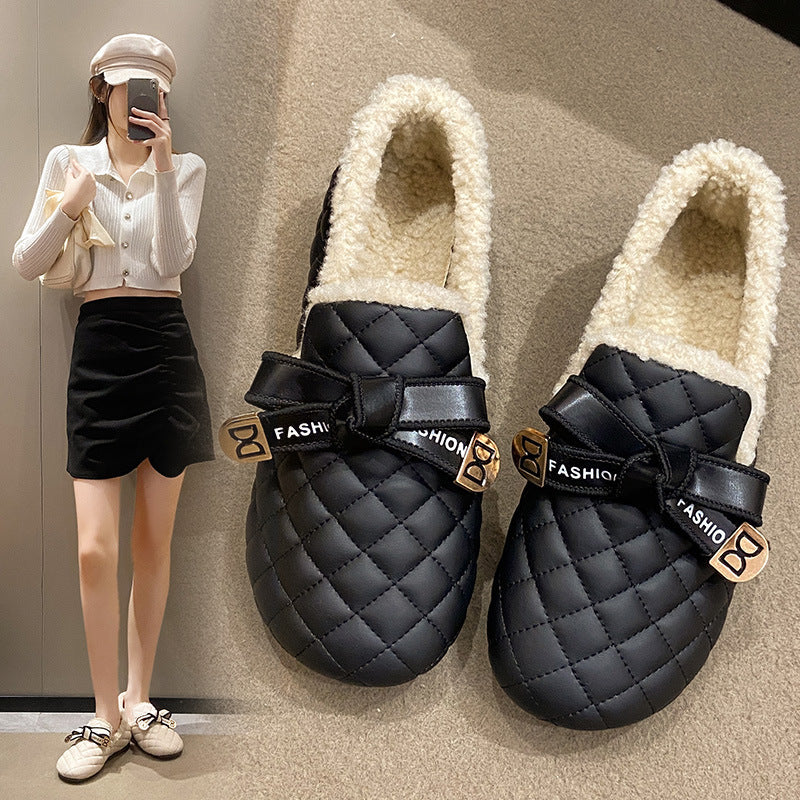 Versatile Non-slip Small Leather Shoes
