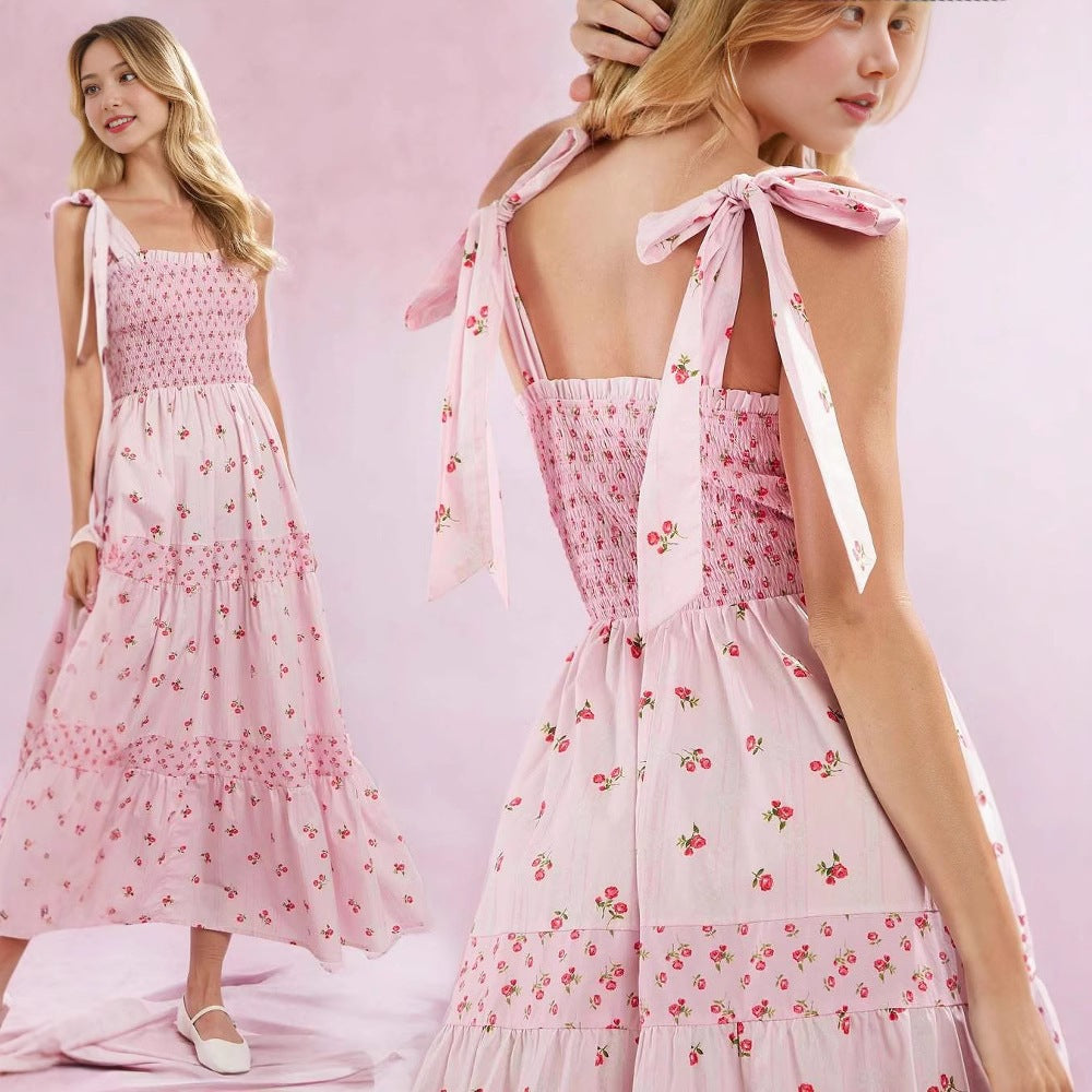 New Printed Cake Dress Womens Clothing