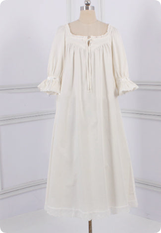 Retro  Nightdress Princess Style Lace Home Clothes Cute Women