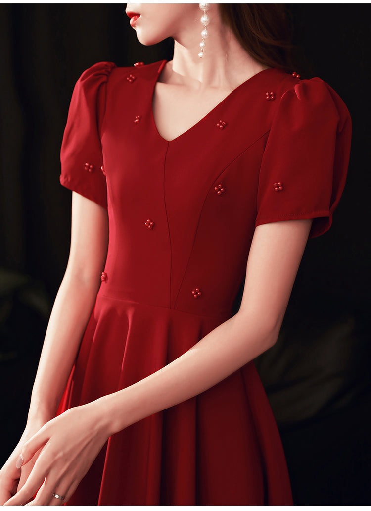 Can Wear The Back Door Engagement Dress The Red Dress For Women