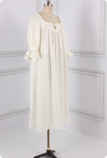 Retro  Nightdress Princess Style Lace Home Clothes Cute Women