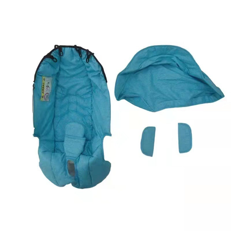 Baby Basket Car Four-in-one Sitting Cloth Set Rain Cover Mosquito Net Hanging Bag Mommy Bag Sunshade Cover Accessories