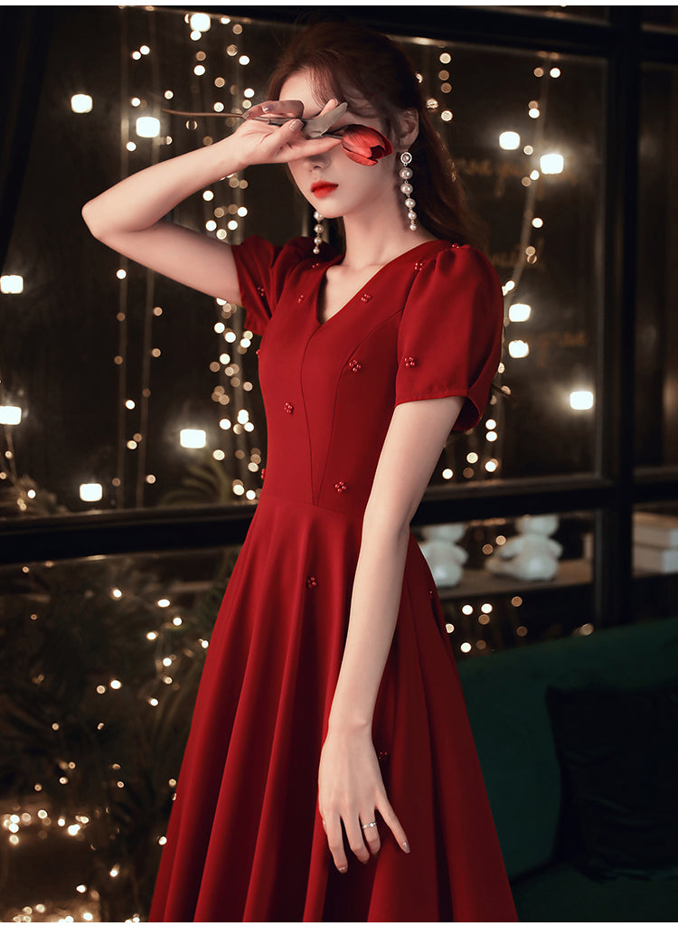 Can Wear The Back Door Engagement Dress The Red Dress For Women